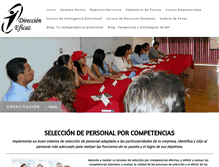 Tablet Screenshot of direccioneficaz.com.mx